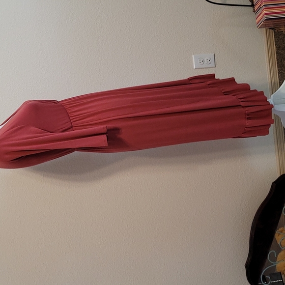 Rust Rose Summer Dress S - Picture 4 of 6